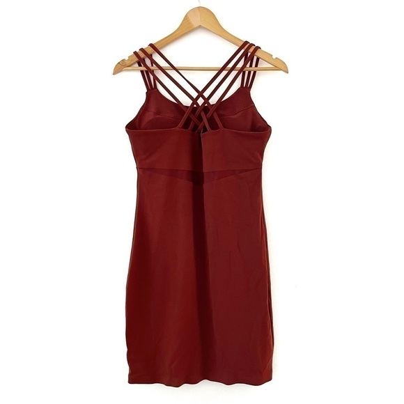 ATHLETA | Hyper Focus Dress Size Small Dried Cinnamon Rust - Picture 7 of 9